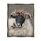 Stupell Industries Holiday Berries Farmhouse Sheep Framed Floater Canvas Wall Art